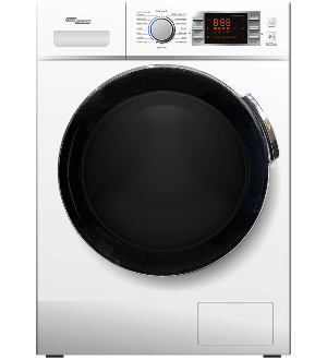Super General SGW8650CRCMBS - 8kg/6kg Front-Load Washer-Dryer