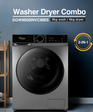 Super General SGW9650INVCMBS - 9kg/6kg Front-Load Washer-Dryer