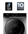 Super General SGW9650INVCMBS - 9kg/6kg Front-Load Washer-Dryer