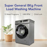 Super General SGW8250NLEDS - 8kg Front-Load Washing Machine