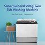 Super General SGW2056 - 20kg Top-Loading Fully-Automatic Washing Machine