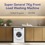 Super General SGW7250NLED - 7kg Front-Load Washing Machine