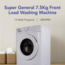 Super General SGW7560INV - 7.5kg Front-Load Washing Machine