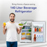Super General SGR060HE - 140L Single-Door Mini Refrigerator