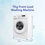 Super General SGW7250NLED - 7kg Front-Load Washing Machine