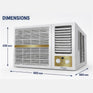 Super General SGA18AE - 1.5 Ton Window Air Conditioner