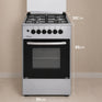 Super General SGC5050FSES - 50x50cm Freestanding Gas Cooker