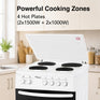 Super General SGC6041BS - 60 x 60cm Freestanding Electric Cooker