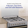 Super General SGC6170MSFS - 60x60cm Freestanding Gas Cooker