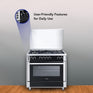Super General SGC916FSBGOF - 90x60cm Freestanding Gas Cooker