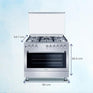 Super General SGC9607FSHGF - 90x60cm Freestanding Gas Cooker