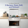 Super General SGC9607FSHGF - 90x60cm Freestanding Gas Cooker