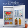 Super General SGR131KSE - 110L Single-Door Mini Refrigerator