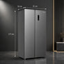 Super General SGR710SBSSSE - 600L Side-By-Side Refrigerator