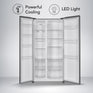 Super General SGR710SBSSSE - 600L Side-By-Side Refrigerator