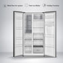 Super General SGR885SBSAN - 880L Side-By-Side Refrigerator