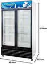 Super General SGSC1218IF - 1200L Double-Door Chiller