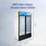 Super General SGSC818IF - 800L Double-Door Chiller