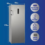 Super General SGUF381NFDCIE - 270L Upright Freezer