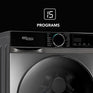 Super General SGW12800INVCMBS - 12kg/8Kg Front-Load Washer-Dryer