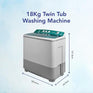 Super General SGW1800 - 18kg Twin-Tub Semi Automatic Washing Machine