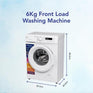 Super General SGW6250NLED - 6kg Front-Load Washing Machine