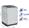 Super General SGW920NS - 9kg Top-Loading Fully-Automatic Washing Machine